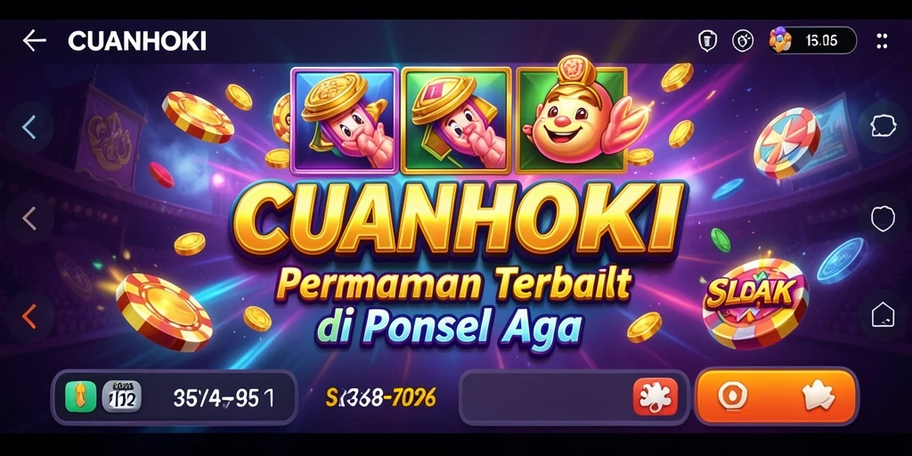 Screenshot gameplay <strong>CUANHOKI</strong> yang menampilkan putaran Slot yang menarik.