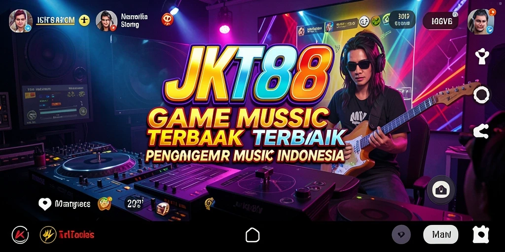 Tampilan gameplay JKT88 dengan fitur karaoke yang menarik.