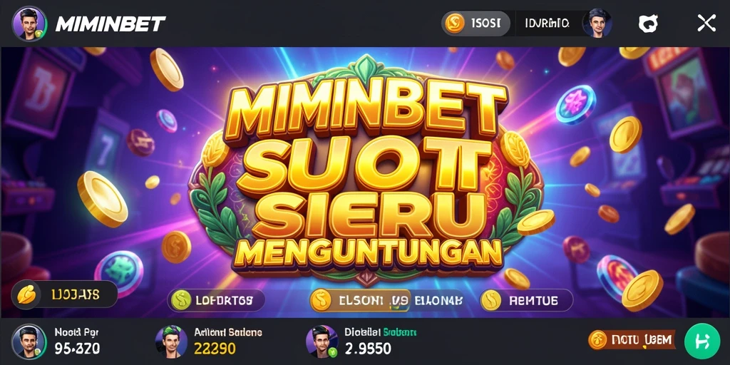 Tampilan menarik dari gameplay MIMINBET yang mendebarkan.