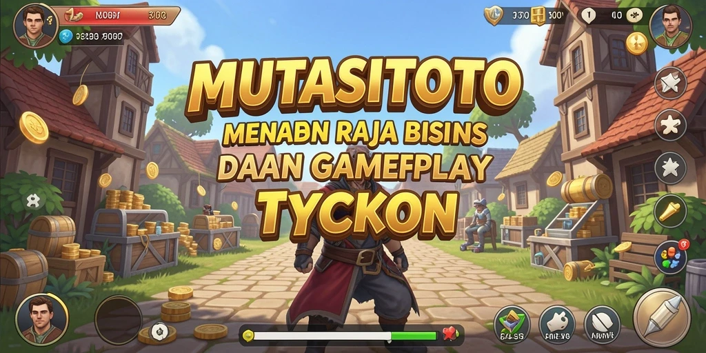 Visual menarik gameplay Tycoon yang seru dan menantang.