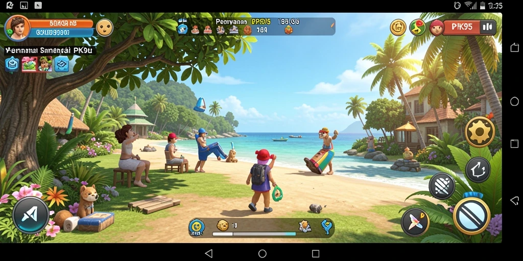 Screenshot utama PK95 menampilkan gameplay yang mengasyikkan dan interaktif.