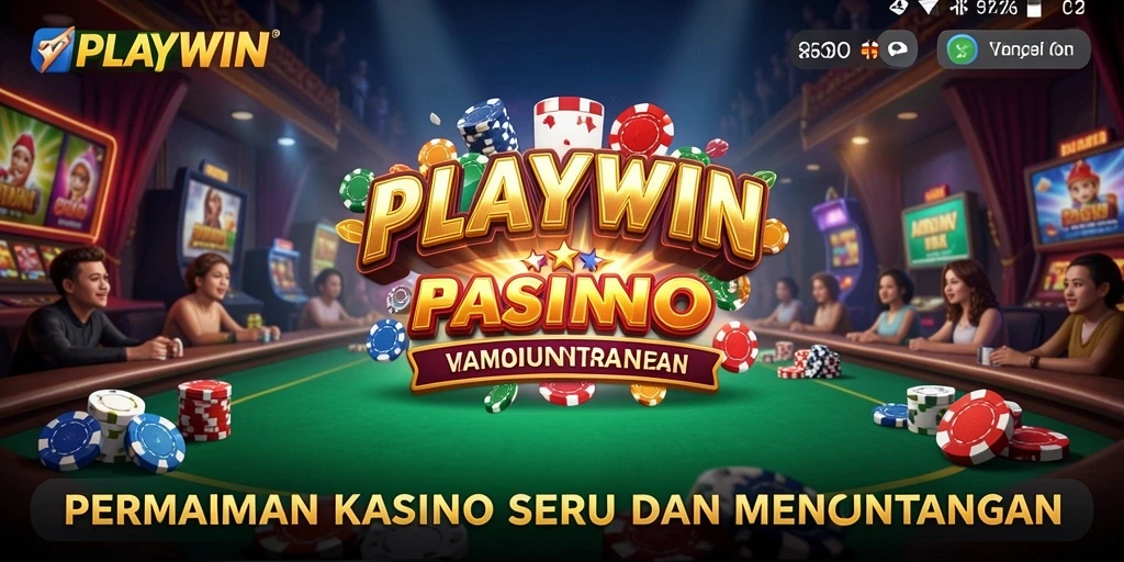 Tampilan utama gameplay Kasino di aplikasi PLAYWIN.