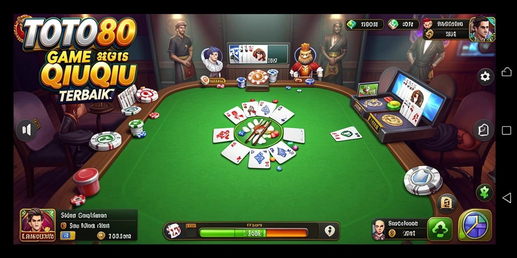 Tampilan gameplay QiuQiu yang seru dan menarik di TOTO80.
