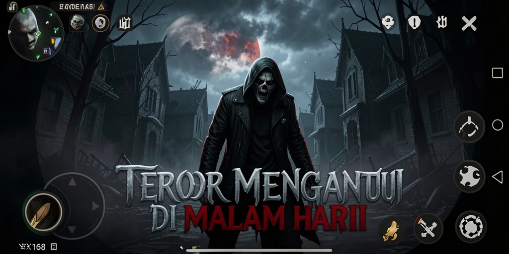 Tampilan menakutkan dari gameplay X168 yang penuh ketegangan.
